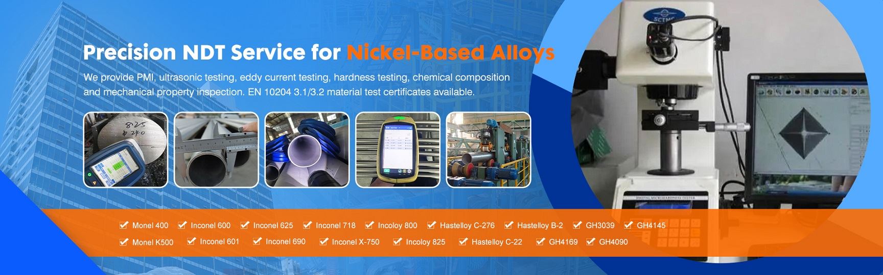 Nickel Alloy Custom Services